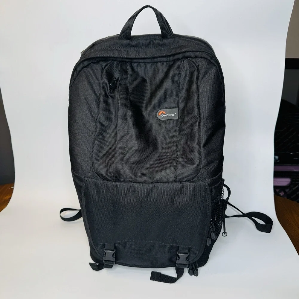 LOWEPRO Fastpack 350 Camera Backpack with Laptop Sleeve BLACK Pockets Dividers